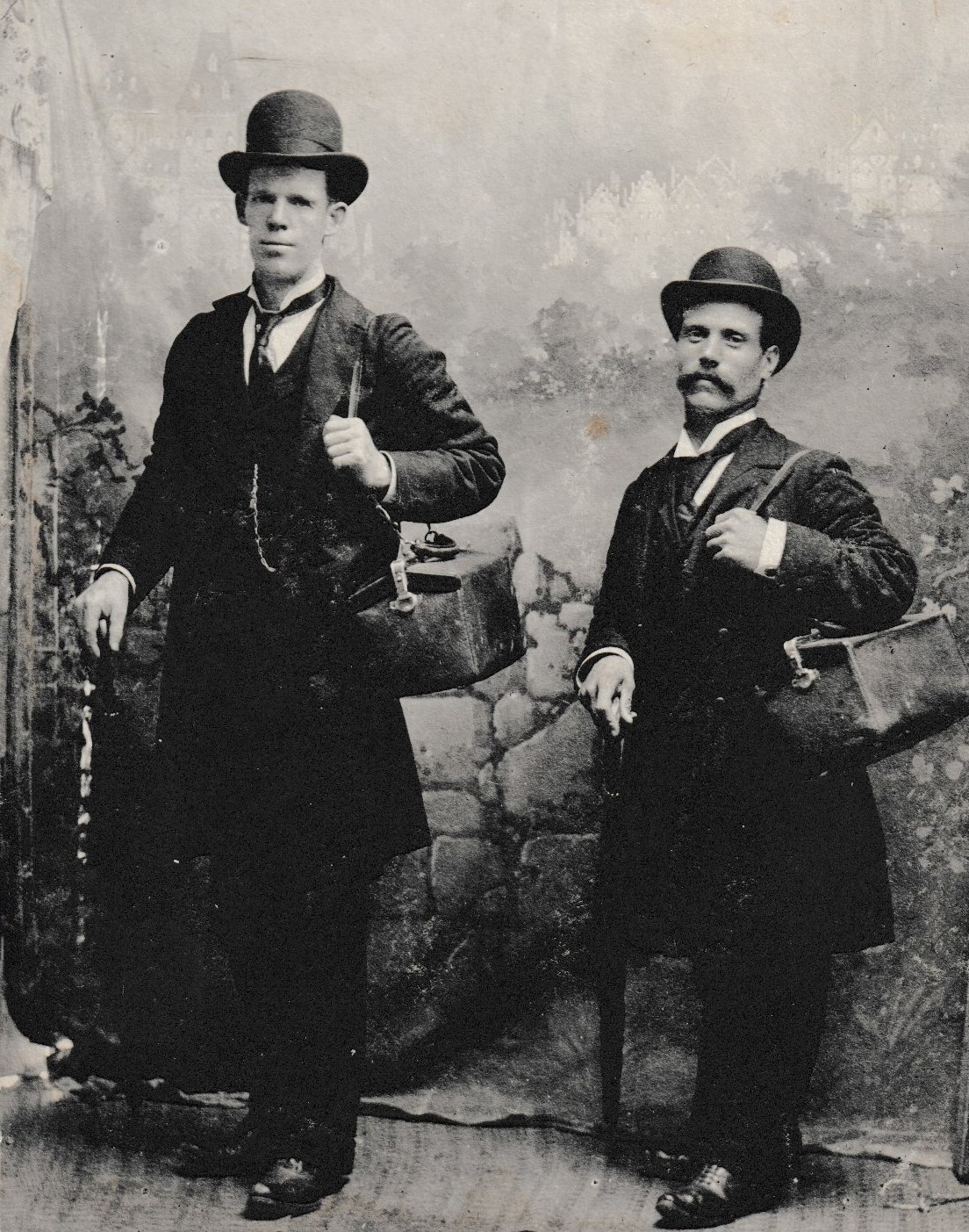 Isaac Ensign Freeman - Missionary with Companion